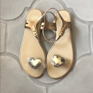 Melissa gold flats